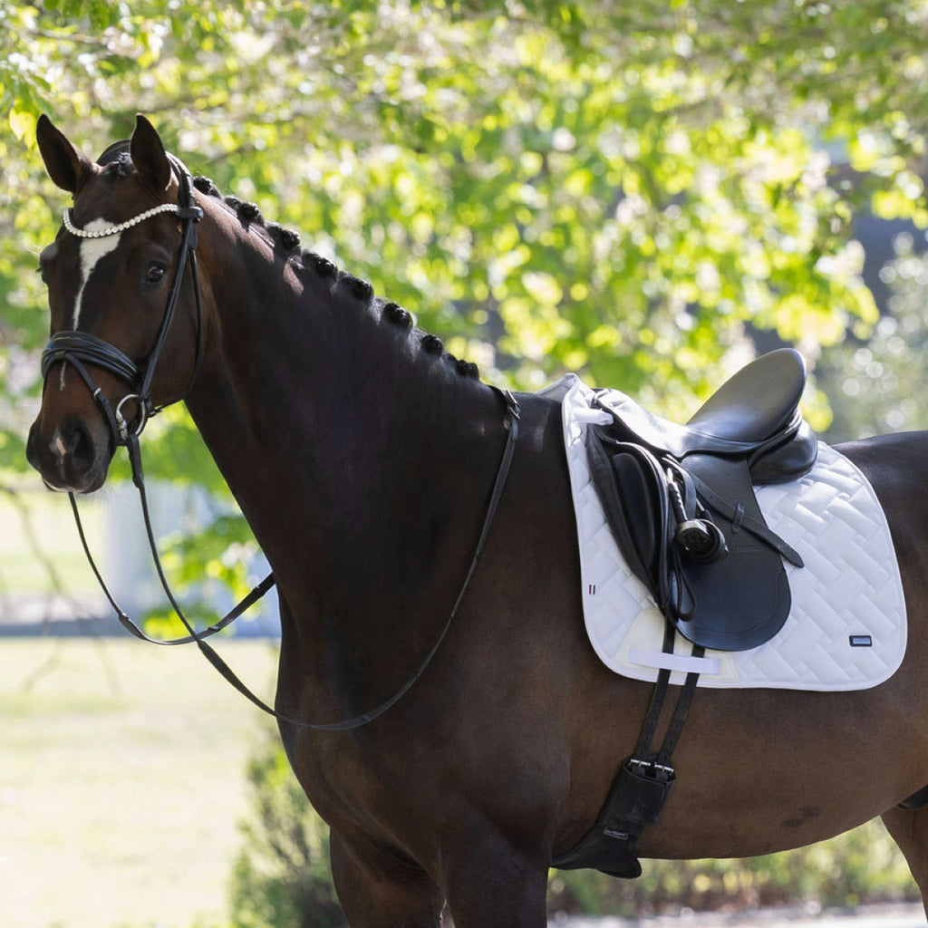 Kingsland Tapis de Selle KLLexie Dressage Blanc