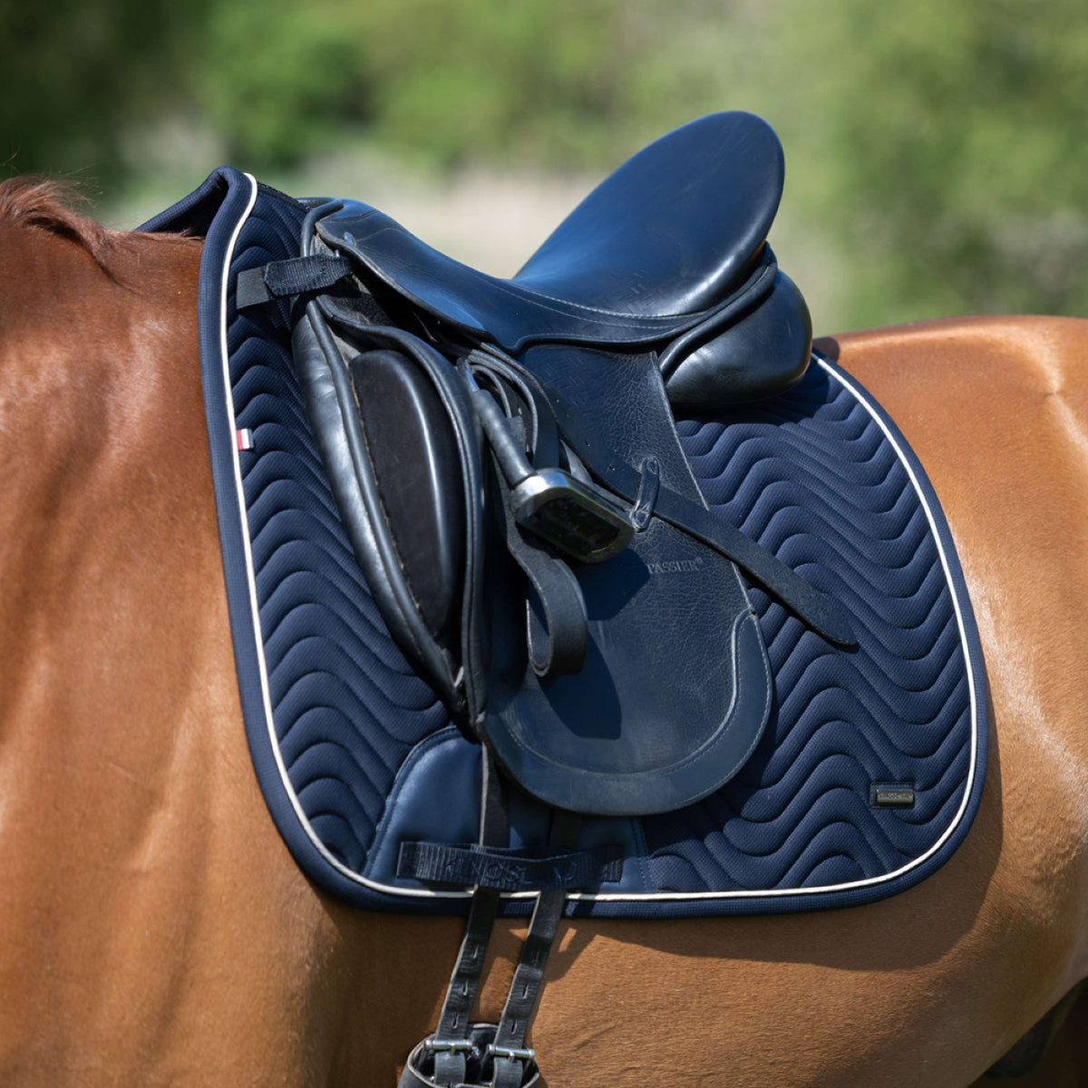 Kingsland Tapis de Selle KLLucca Cooling Dressage Marin