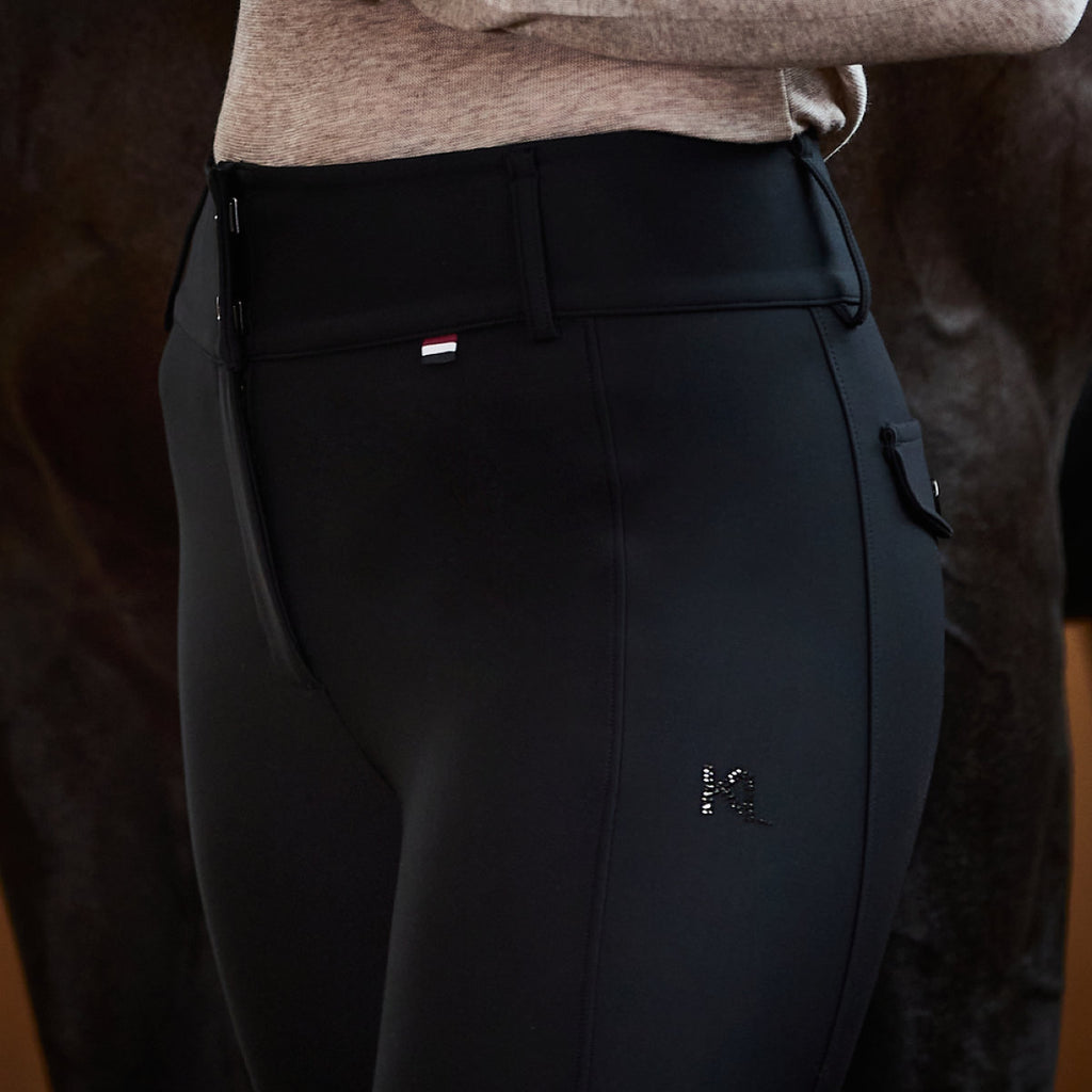 Kingsland Pantalon d'Équitation KLKatty Full Grip Marin