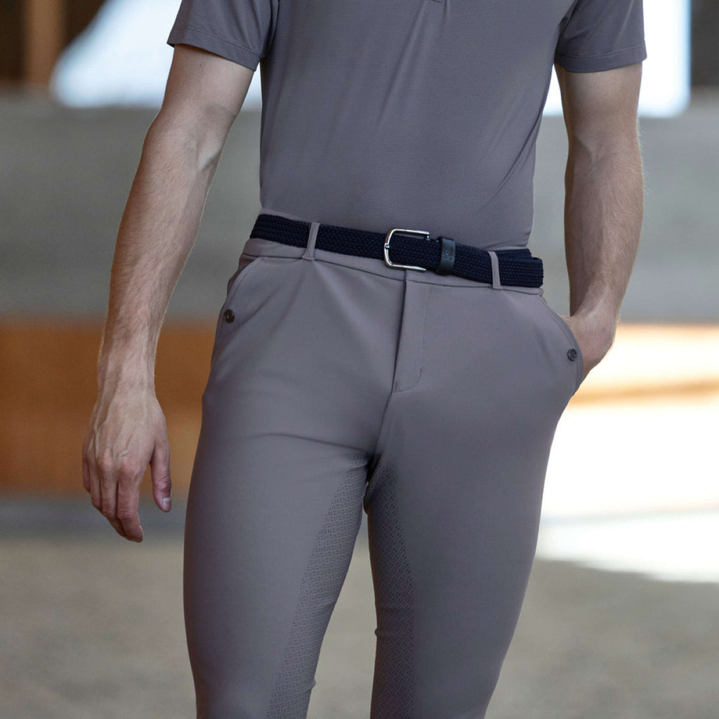 Kingsland Pantalon d'Équitation KLKoa Seamless Full Grip Brown Iron