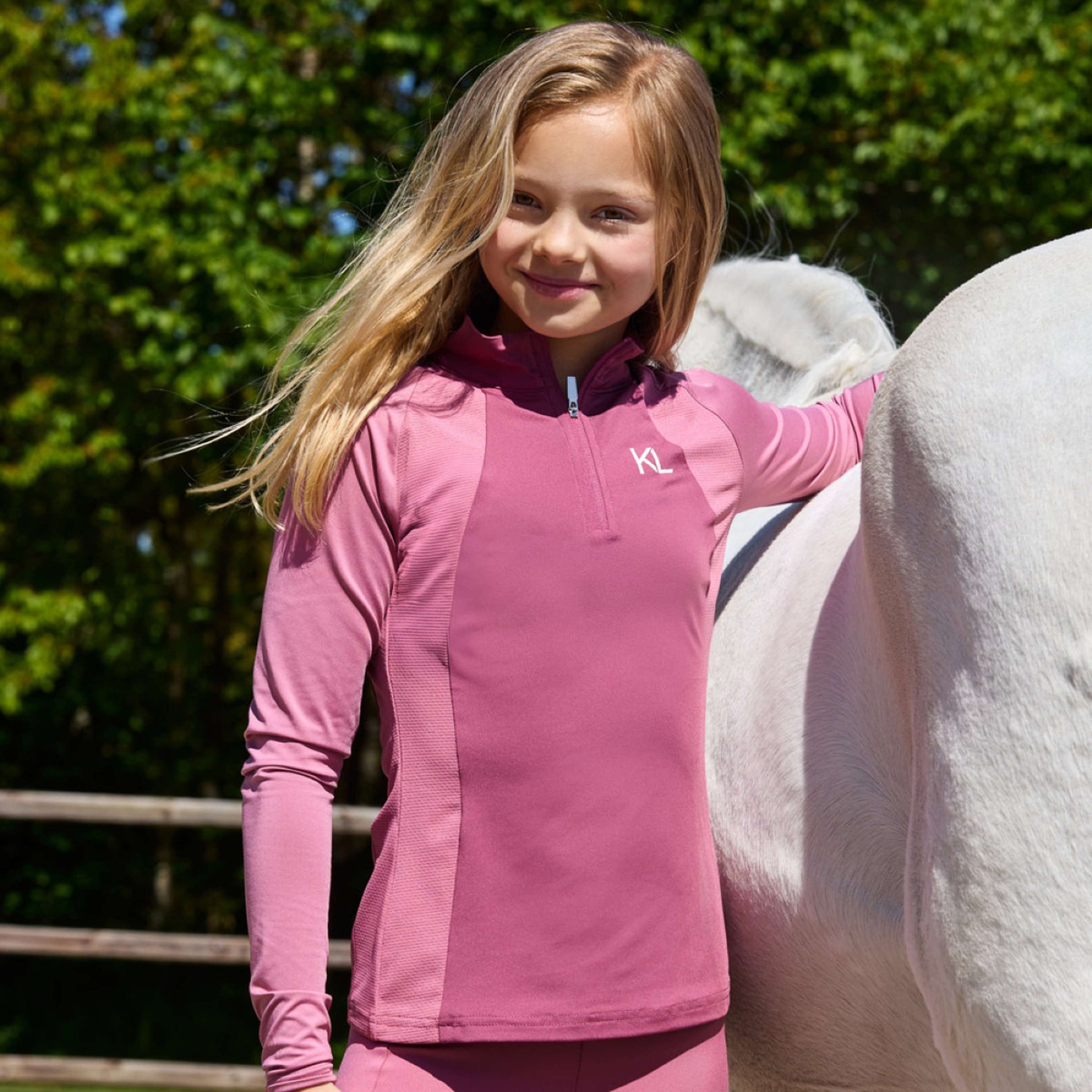 Kingsland Chemise D'entraînement KLLinda Junior Heather Rose Kingsland Chemise D'entraînement KLLinda Junior Heather Rose
