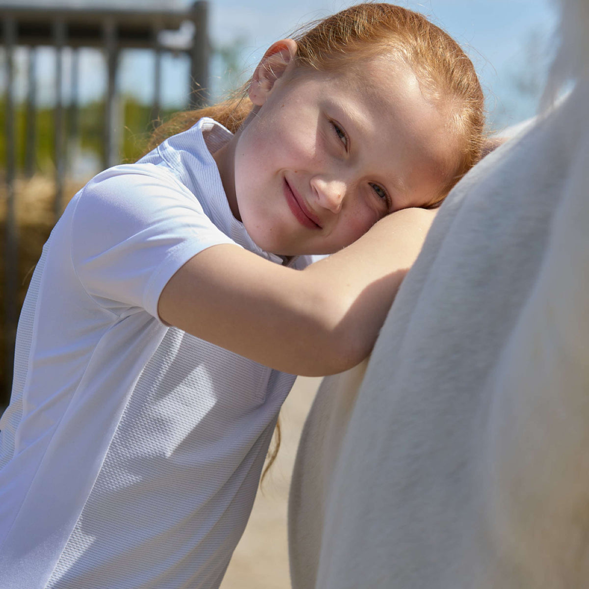 Kingsland T-shirt de Concours KLLily Junior Blanc