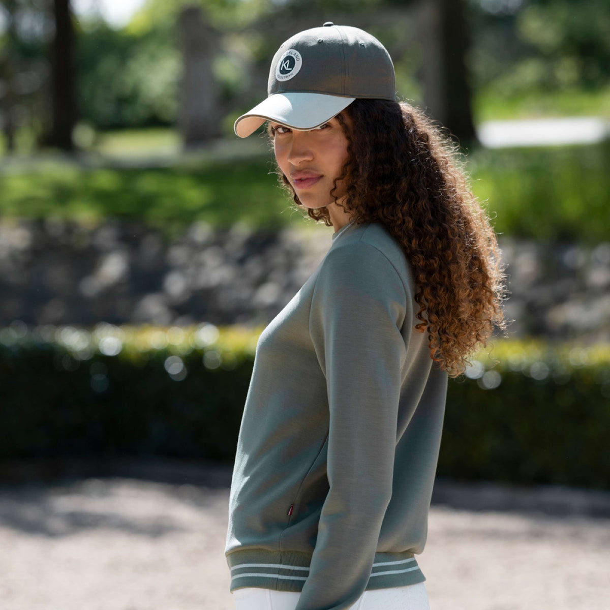 Kingsland Sweatshirt KLLilian Green Agave