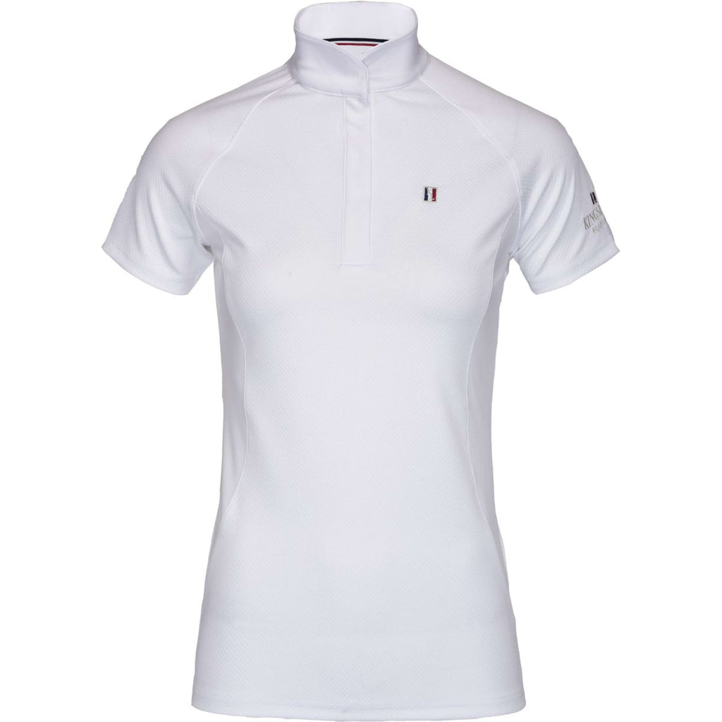 Kingsland T-shirt de Concours Classic Short Sleeves Dames Blanc