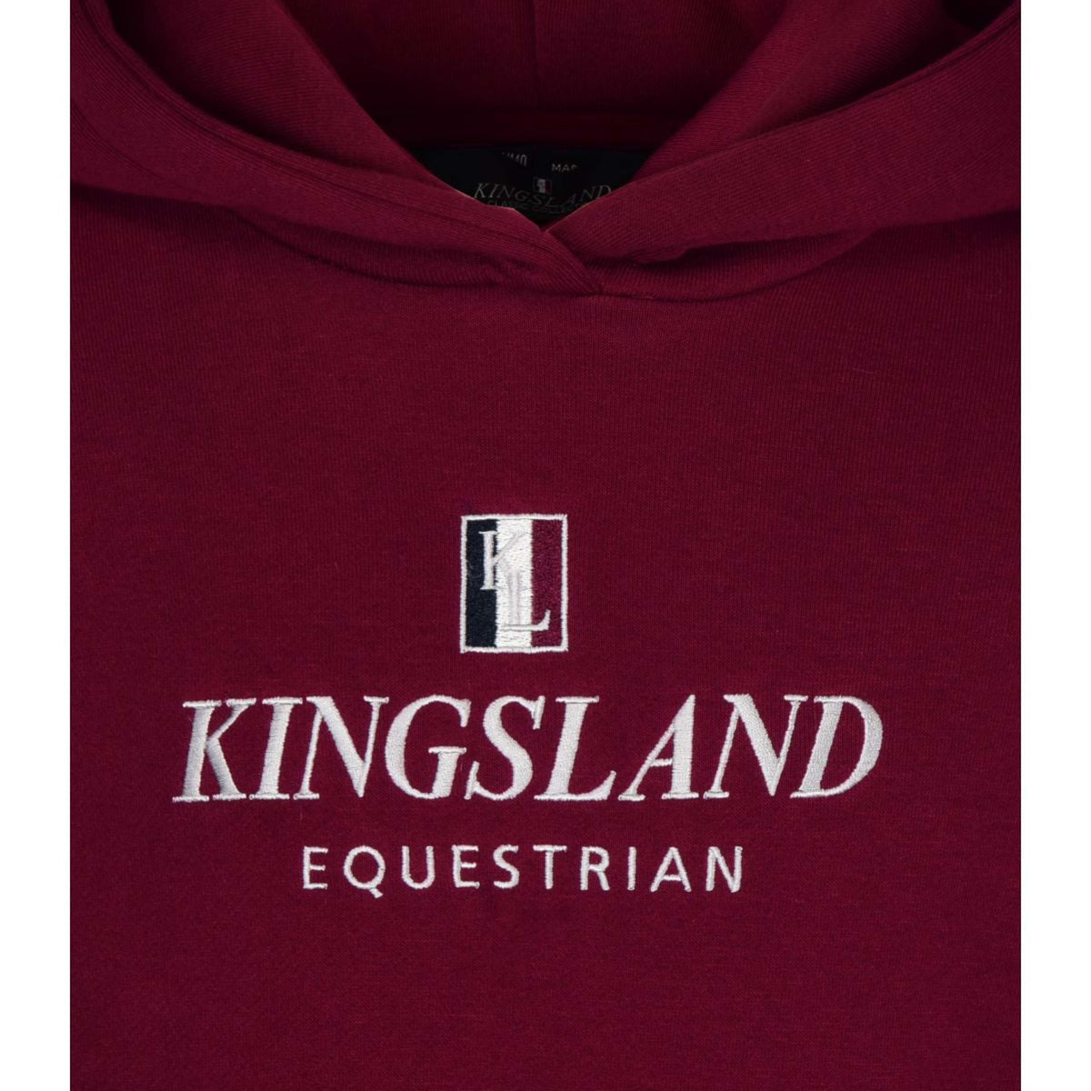 Kingsland Pull col Hoodie Classic Junior Bordeaux