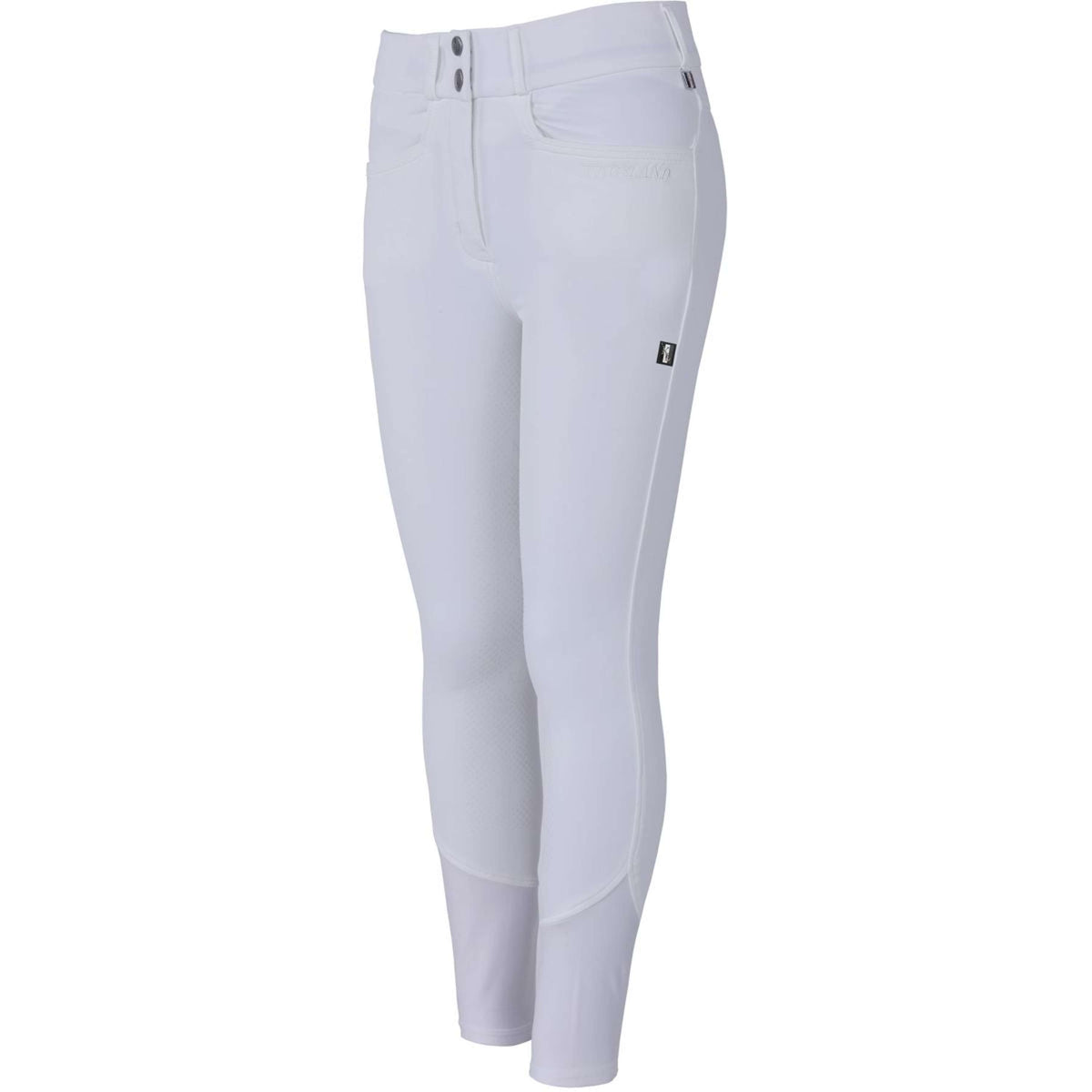 Kingsland Pantalon d'Équitation Kadi E-Tec Full-Grip Femmes Blanc