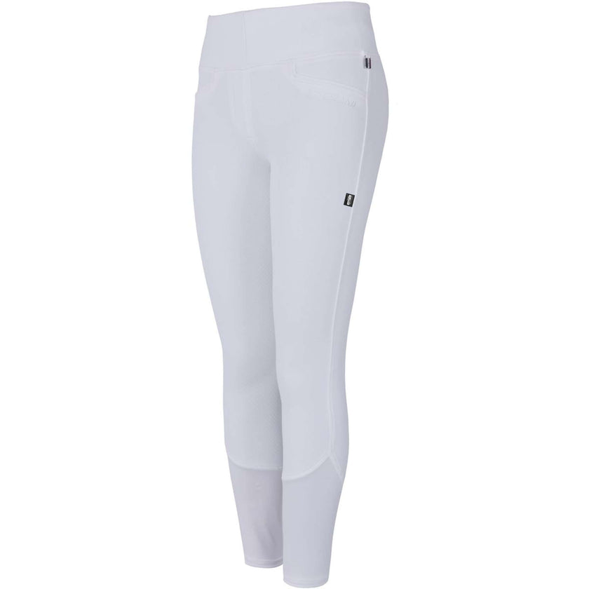 Kingsland Pantalon d'Équitation Katja E-Tec Full-Grip Femmes Blanc