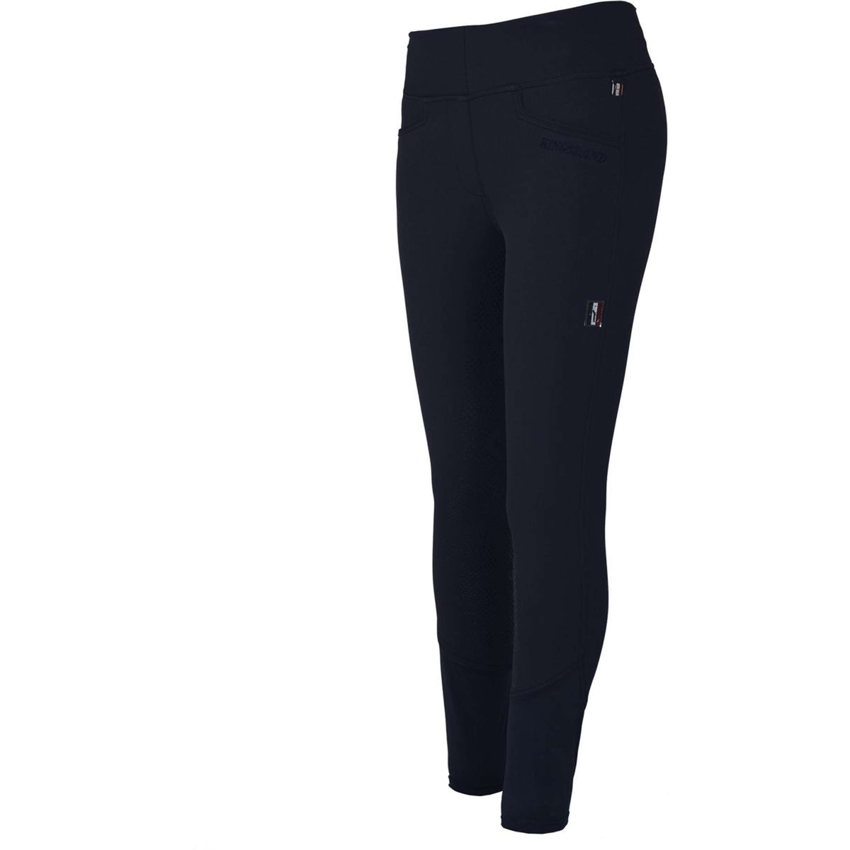 Kingsland Pantalon d'Équitation Katja E-Tec Full-Grip Femmes Marin