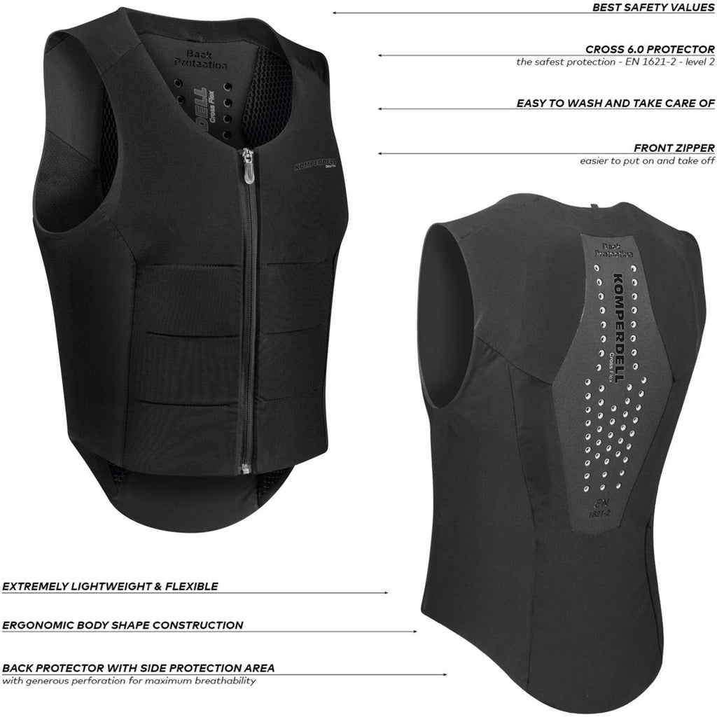 Komperdell Gilet de Protection Flexfit Regular New Noir
