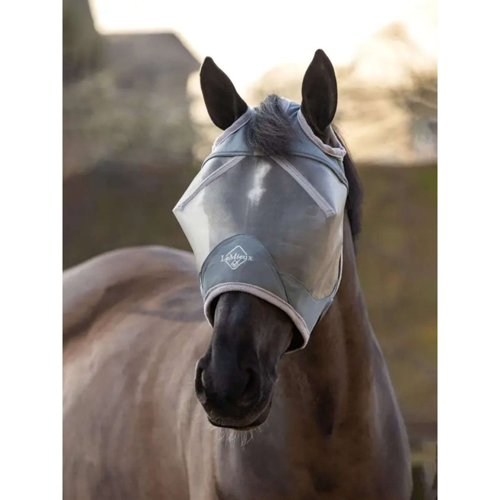 LeMieux Masque Anti-Mouches ArmourShield Pro Standard Gris