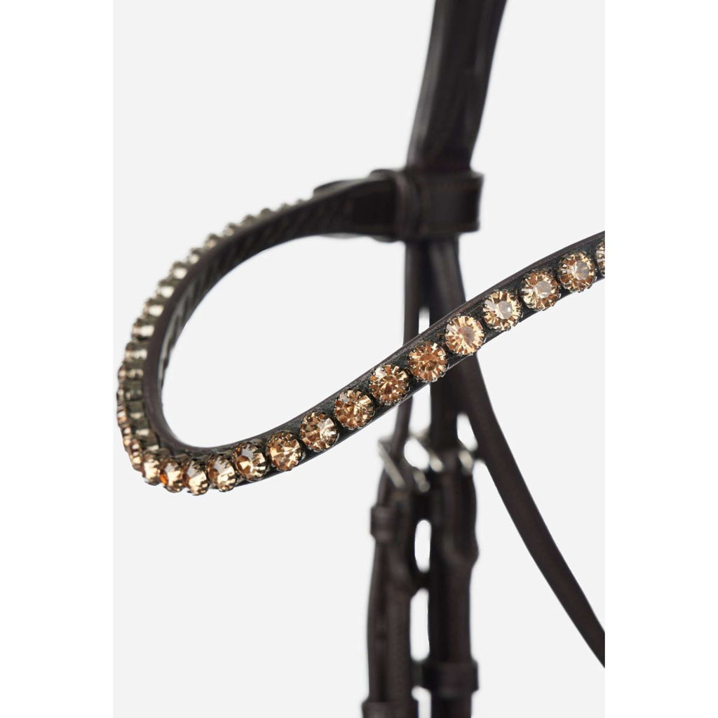 LeMieux Bride Kudos Patent Dressage Marron