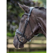 LeMieux Bride Kudos Patent Dressage Noir