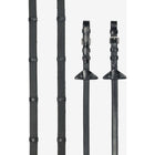 LeMieux Rênes Arika Soft Rubber with Stopper Noir/Argent