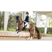 LeMieux Tapis de Selle Prosorb Plain 2 Pocket Dressage Blanc