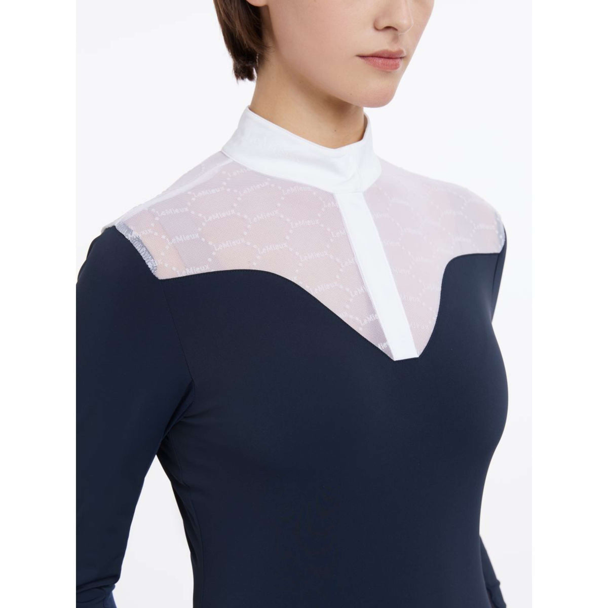 LeMieux T-shirt de Concours Emily Longues Manches SS25 Marin