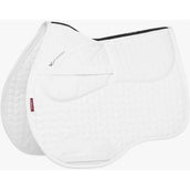 LeMieux Tapis de Selle Prosorb Plain 2 Pocket Polyvalent Blanc