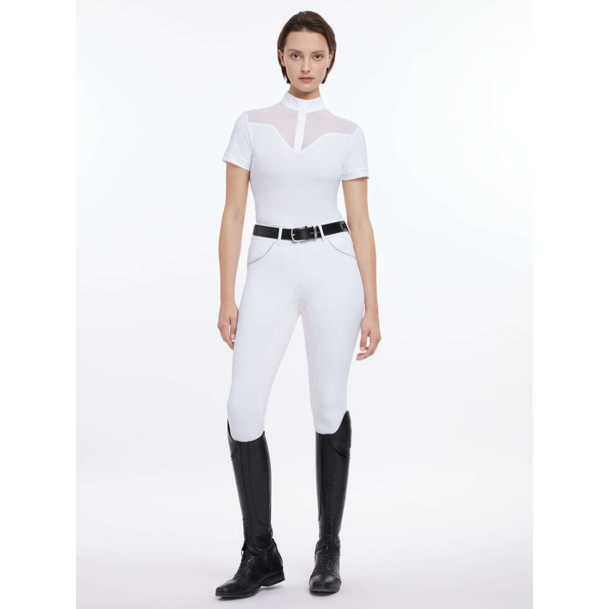 LeMieux T-shirt de Concours Emily Blanc