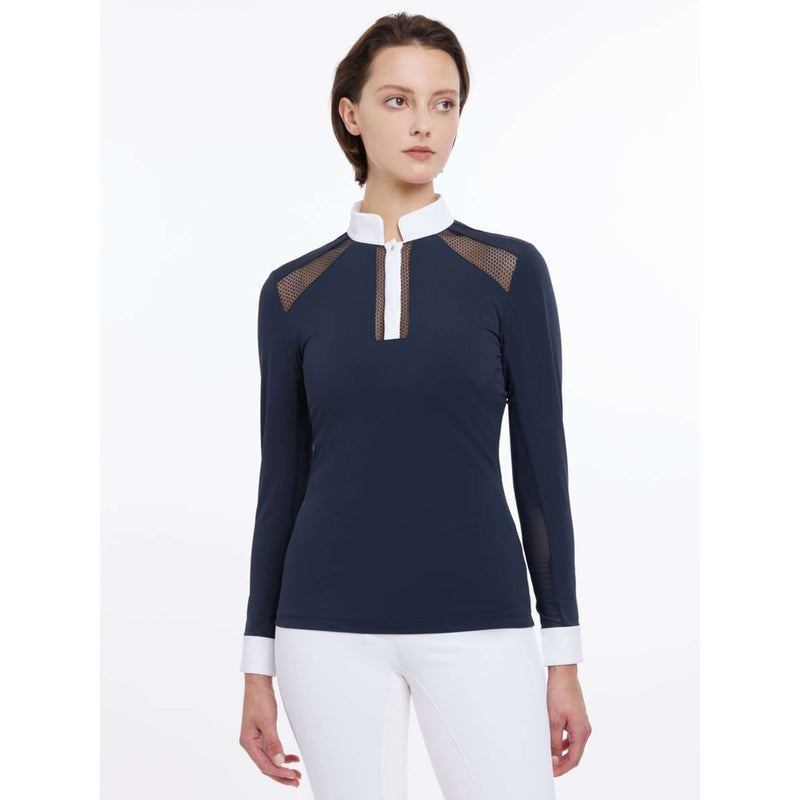 LeMieux T-shirt de Concours Camille Longues Manches Marin