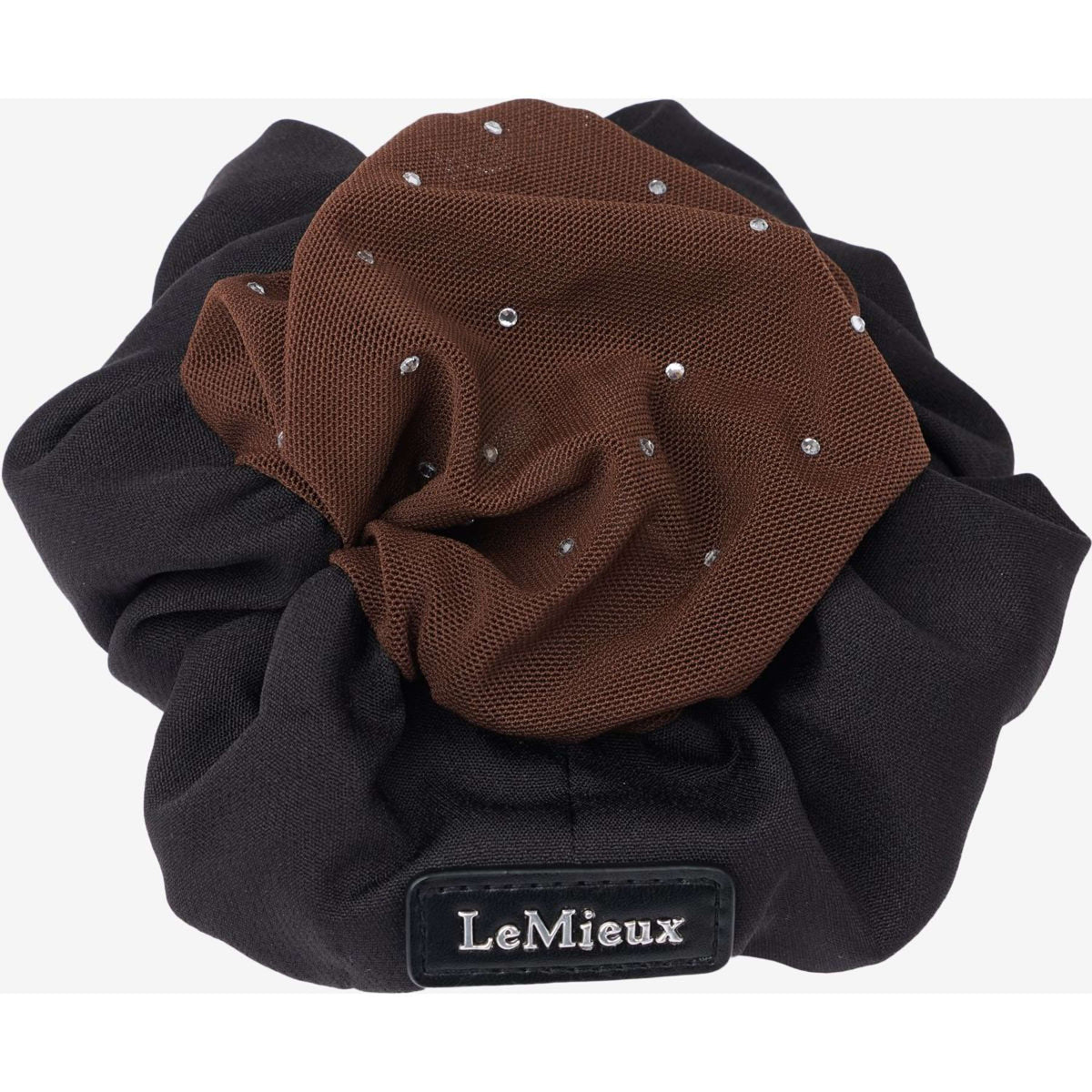 LeMieux Filet à Cheveux Scrunchie Noir/Beige