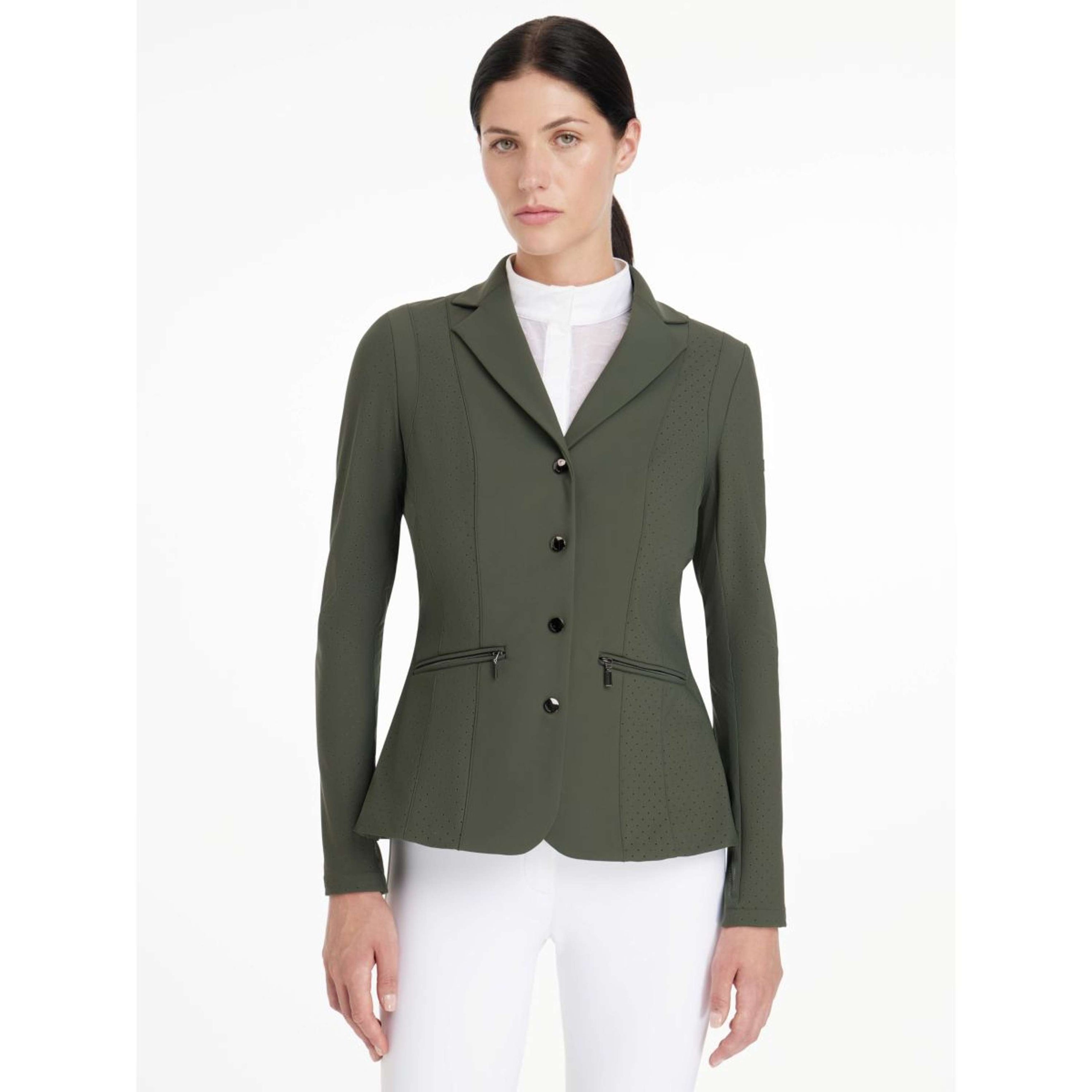 LeMieux Petite Veste de Concours Jessica Mesh Pine Green