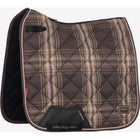 LeMieux Tapis de Selle Heritage Check Square Dressage Cocoa