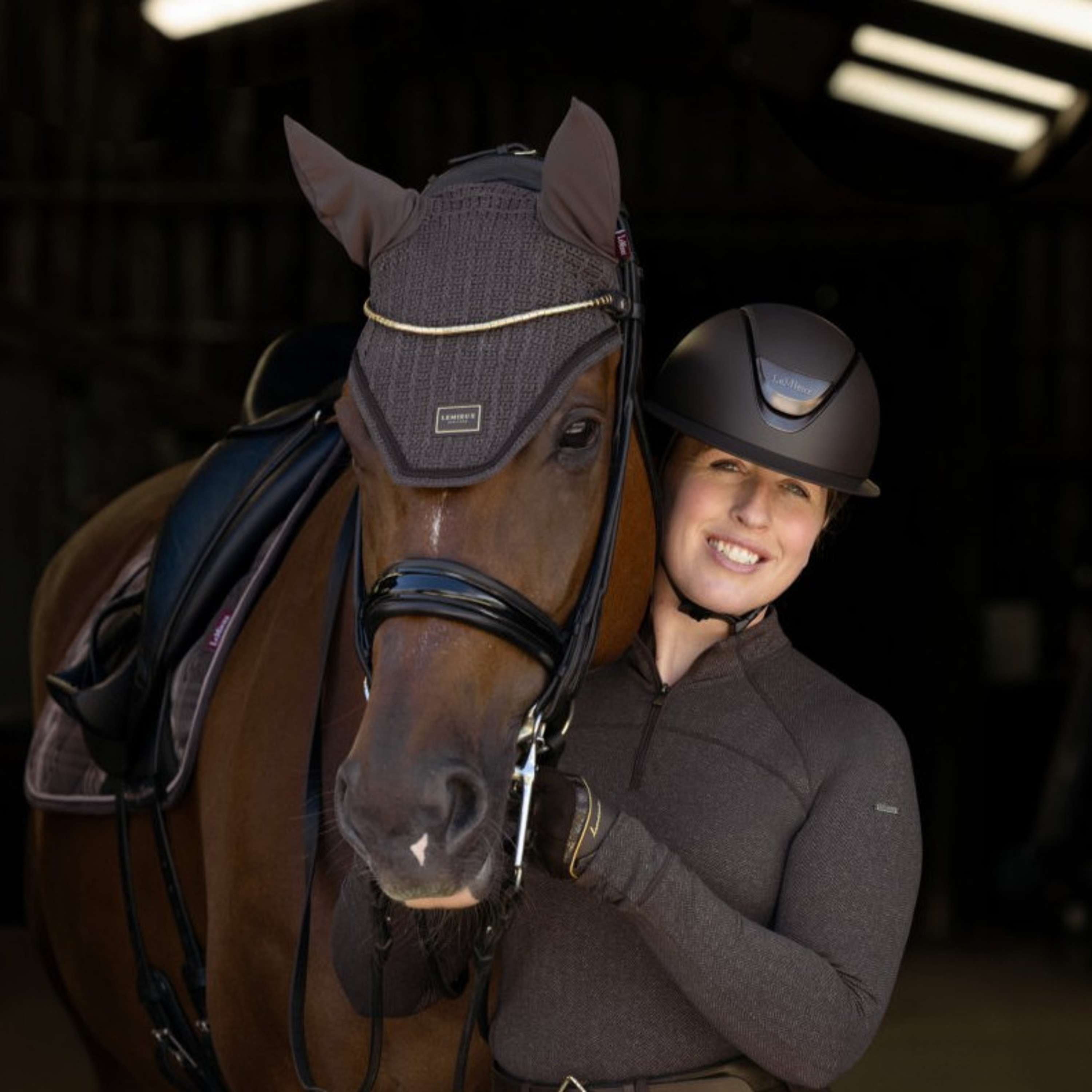 LeMieux Bonnet Anti-Mouches Heritage Cocoa