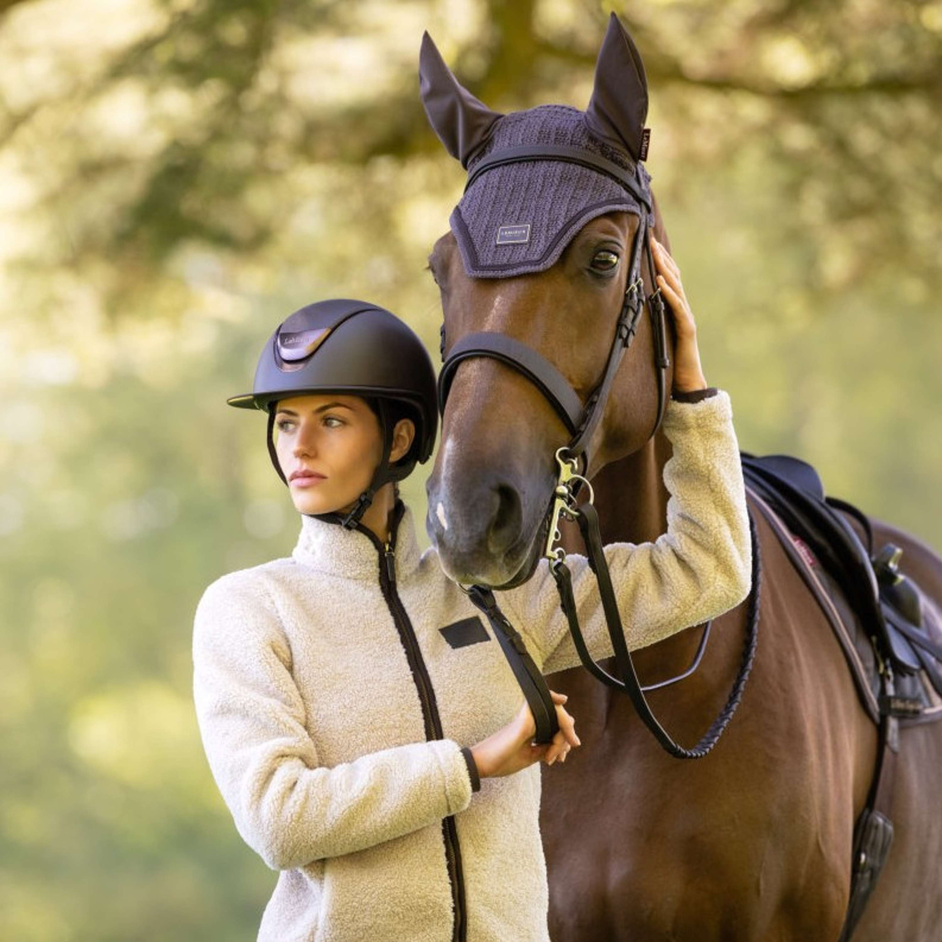 LeMieux Veste Heritage Borg Zip Through Pierre