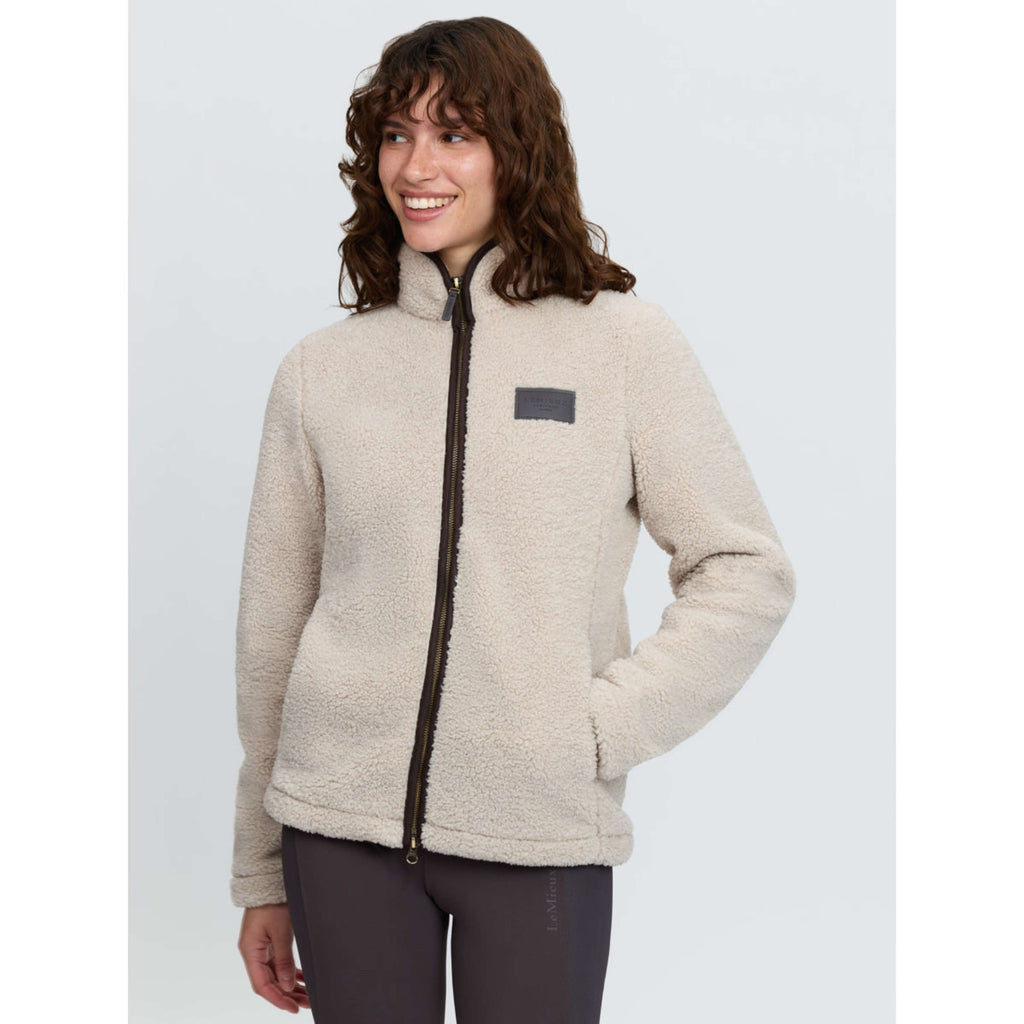 LeMieux Veste Heritage Borg Zip Through Pierre