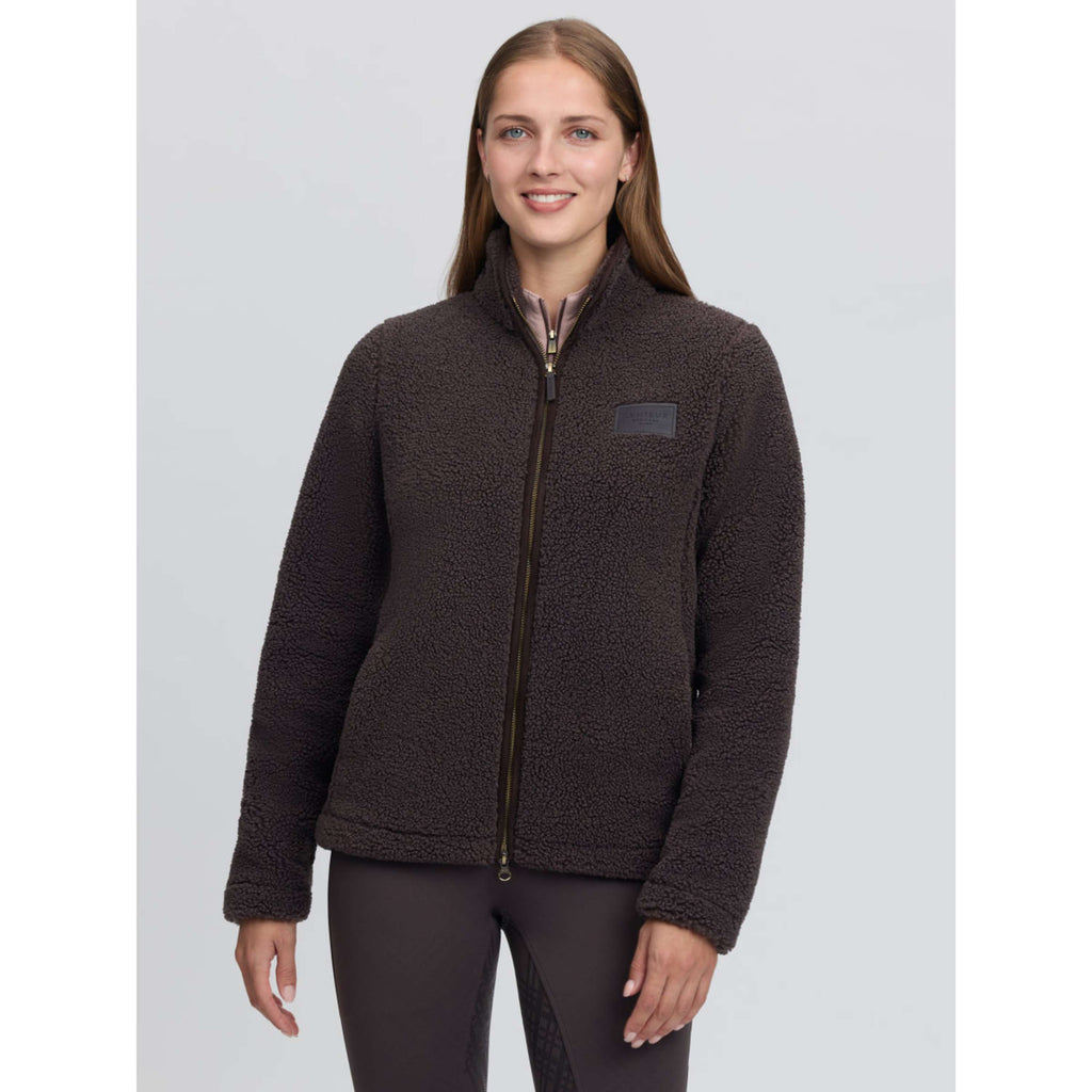 LeMieux Veste Heritage Borg Zip Through Cocoa