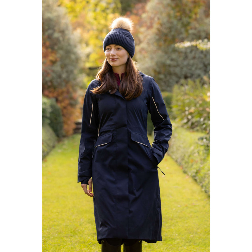LeMieux Veste Longue Stormwear Performance Riding Marine