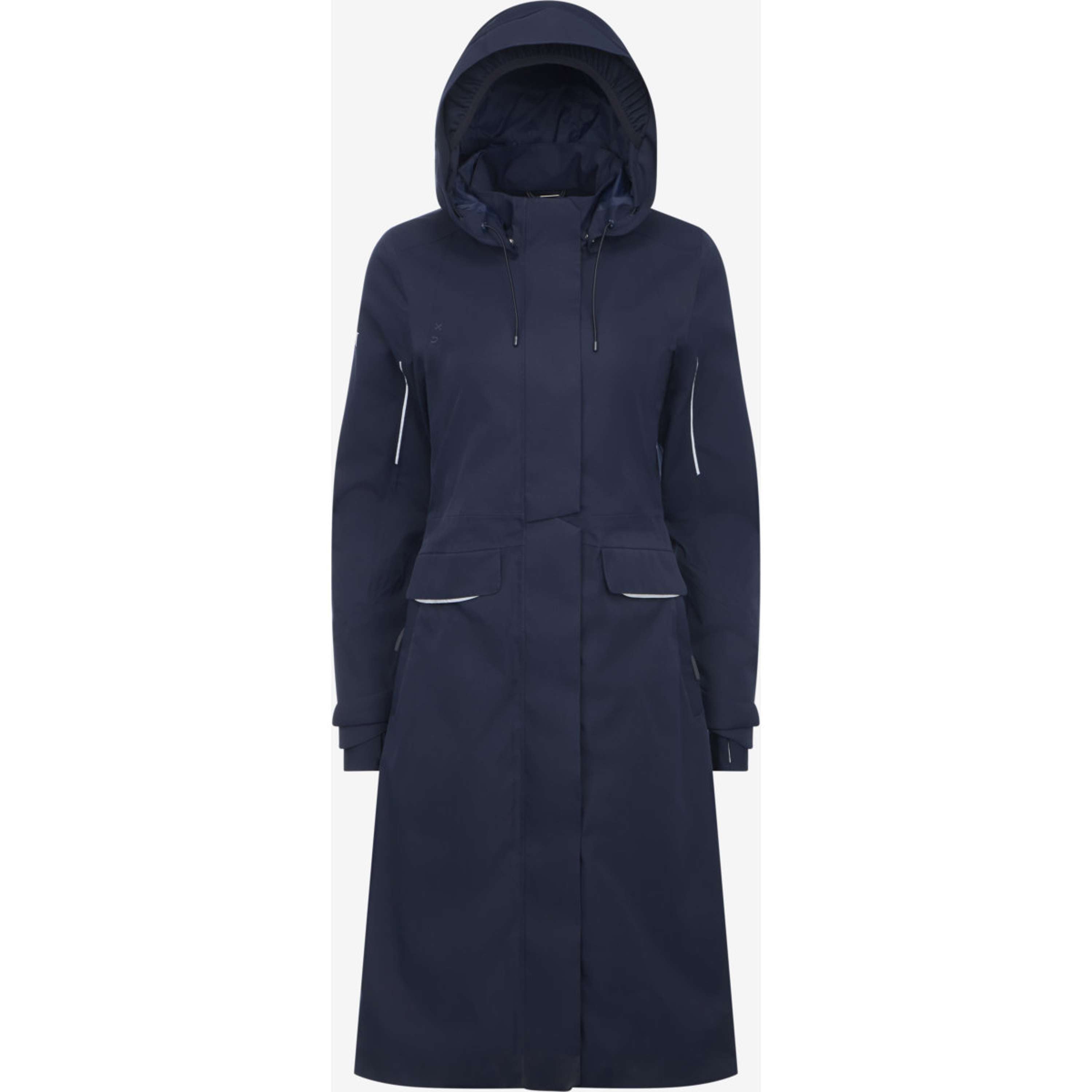 LeMieux Veste Longue Stormwear Performance Riding Marine