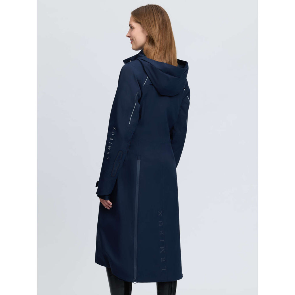 LeMieux Veste Longue Stormwear Performance Riding Marine