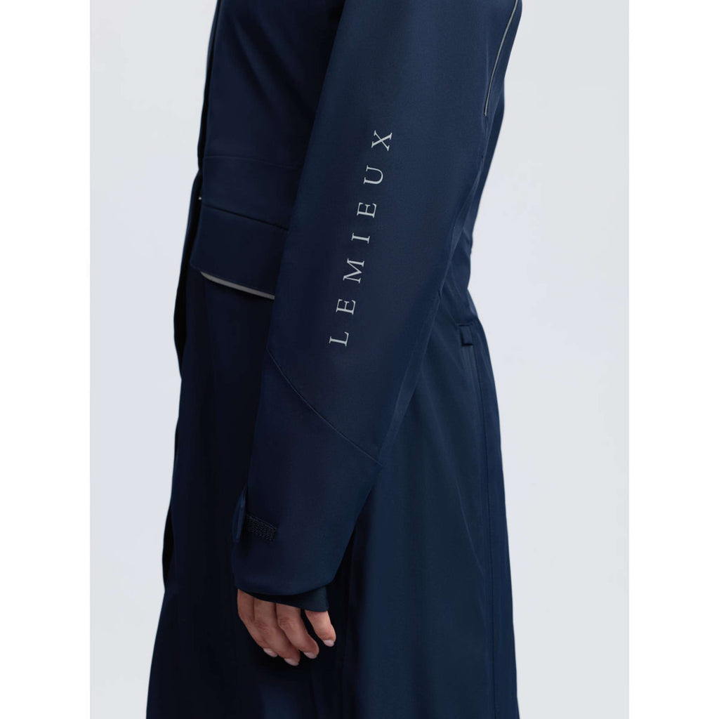 LeMieux Veste Longue Stormwear Performance Riding Marine