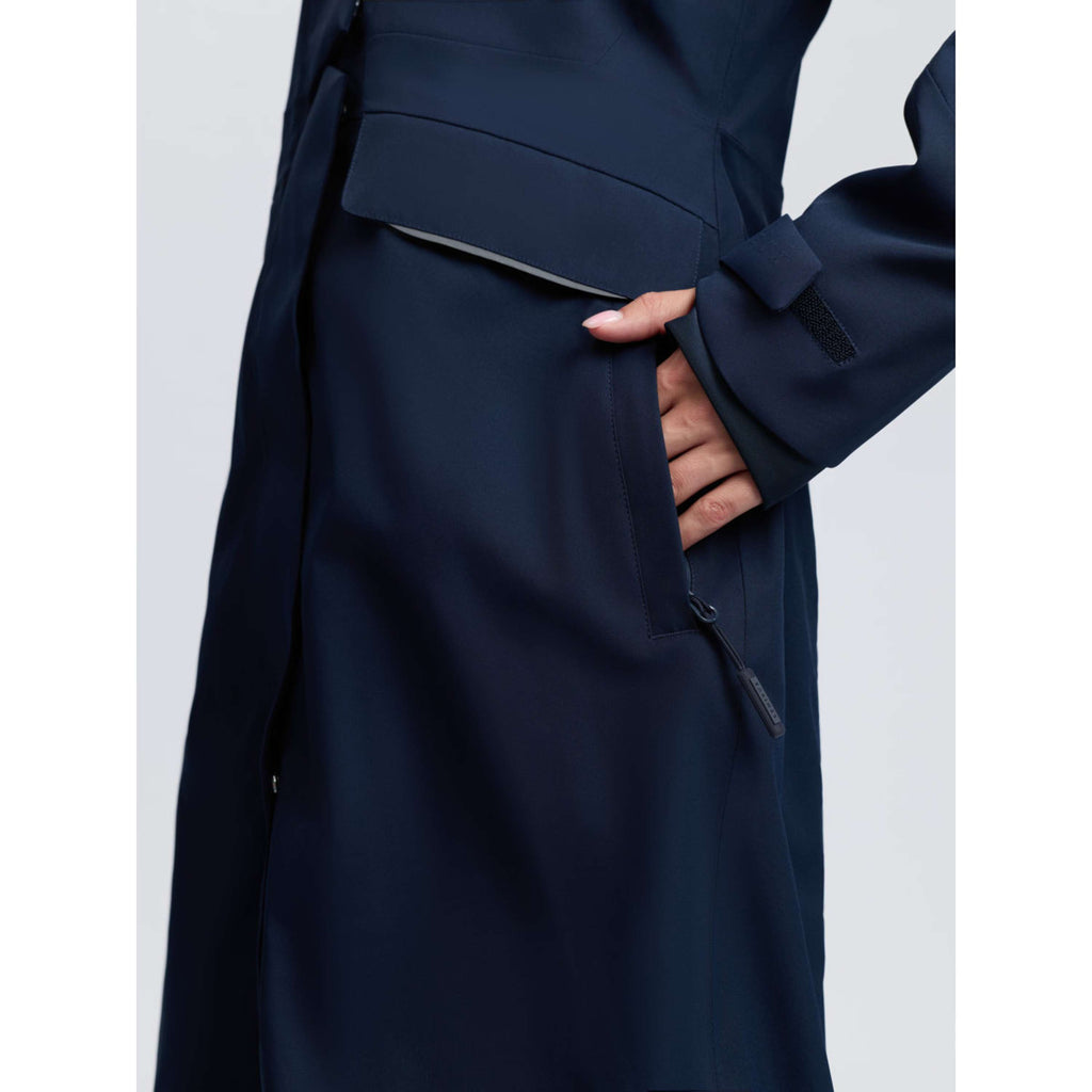LeMieux Veste Longue Stormwear Performance Riding Marine