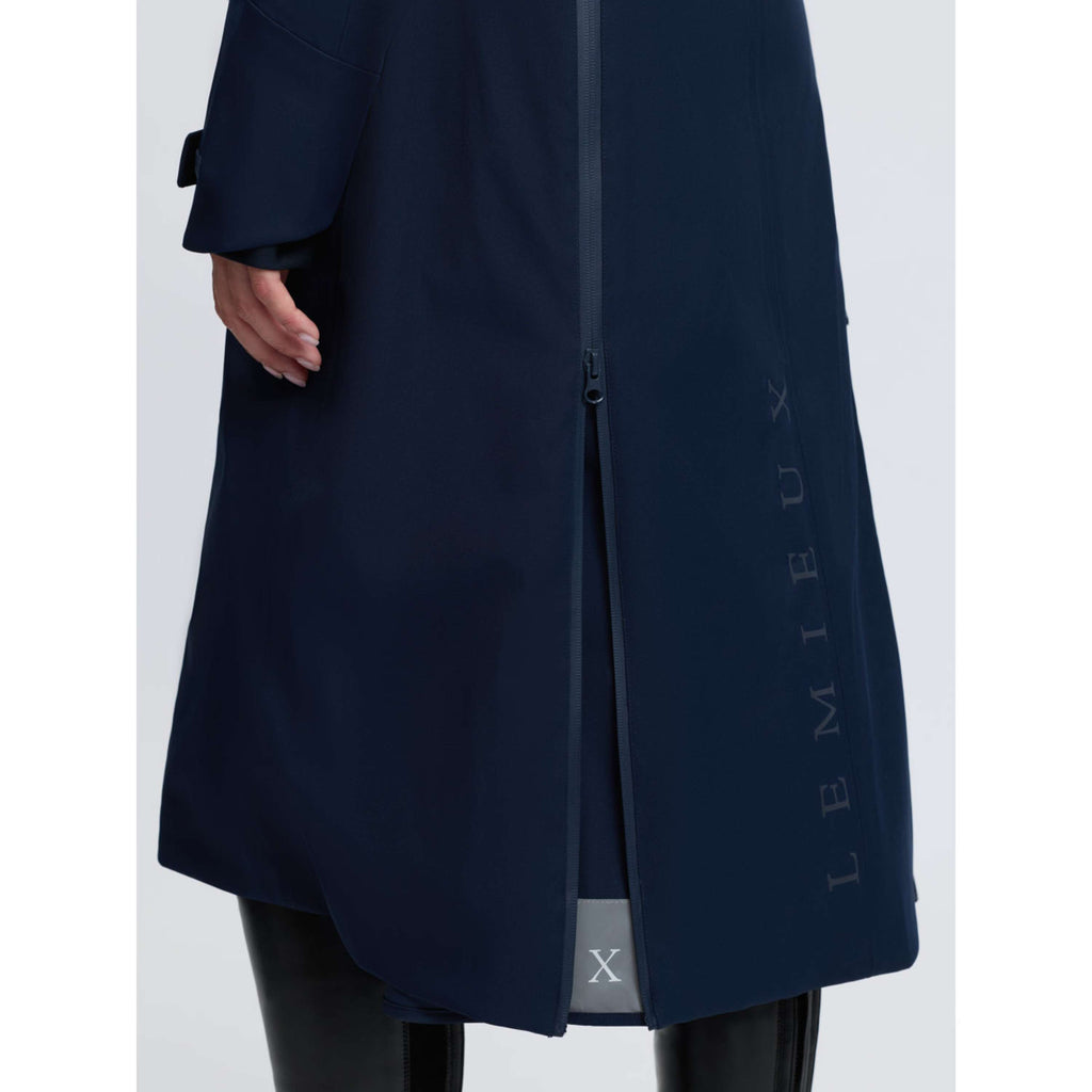 LeMieux Veste Longue Stormwear Performance Riding Marine