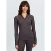 LeMieux Baselayer Heritage Check Longues Manches Cocoa