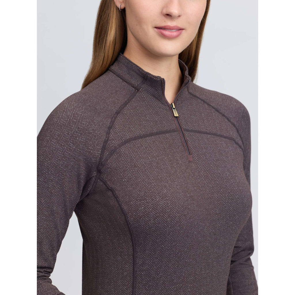 LeMieux Baselayer Heritage Herringbone Cocoa