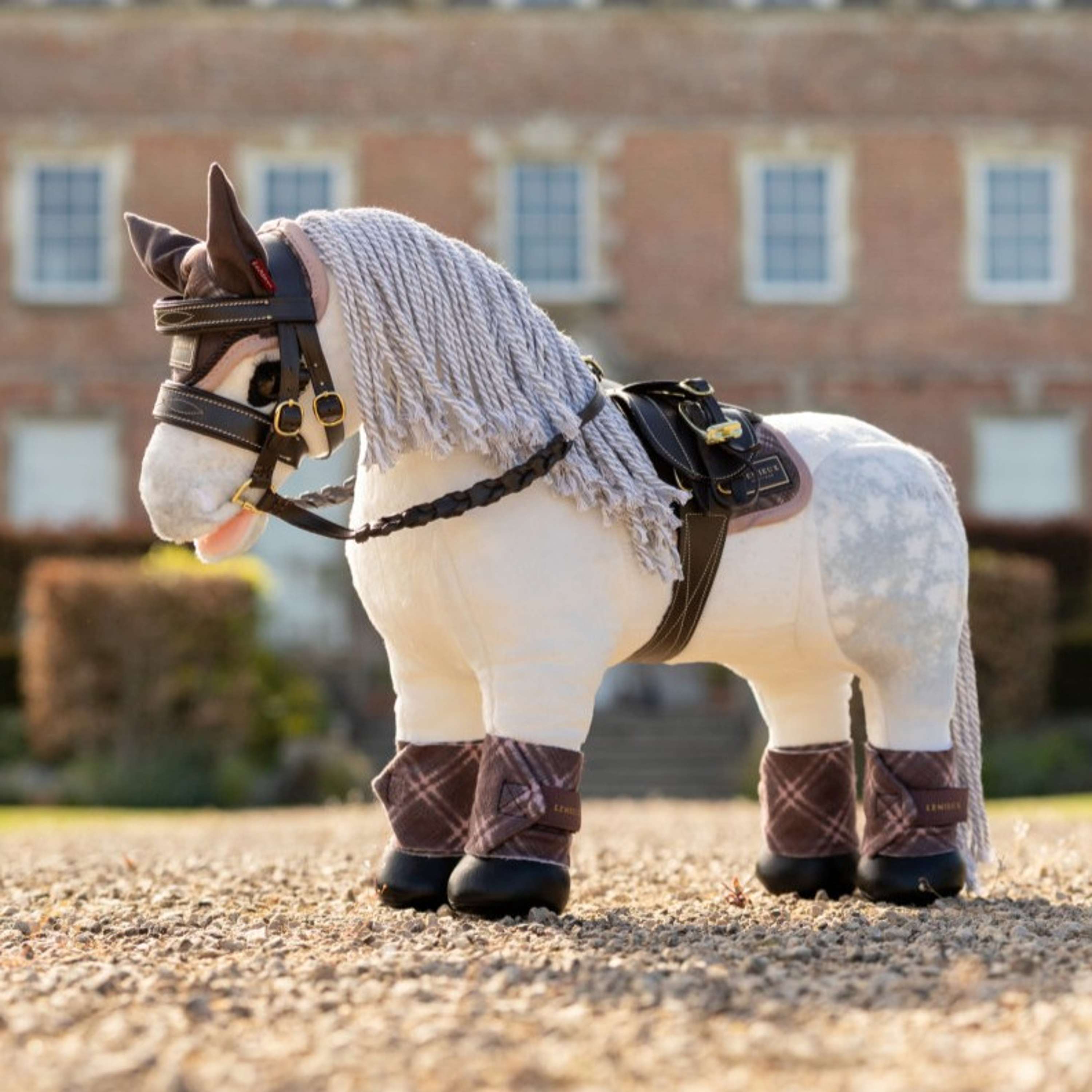 LeMieux Toy Pony Bonnet Anti-Mouches Heritage Cocoa