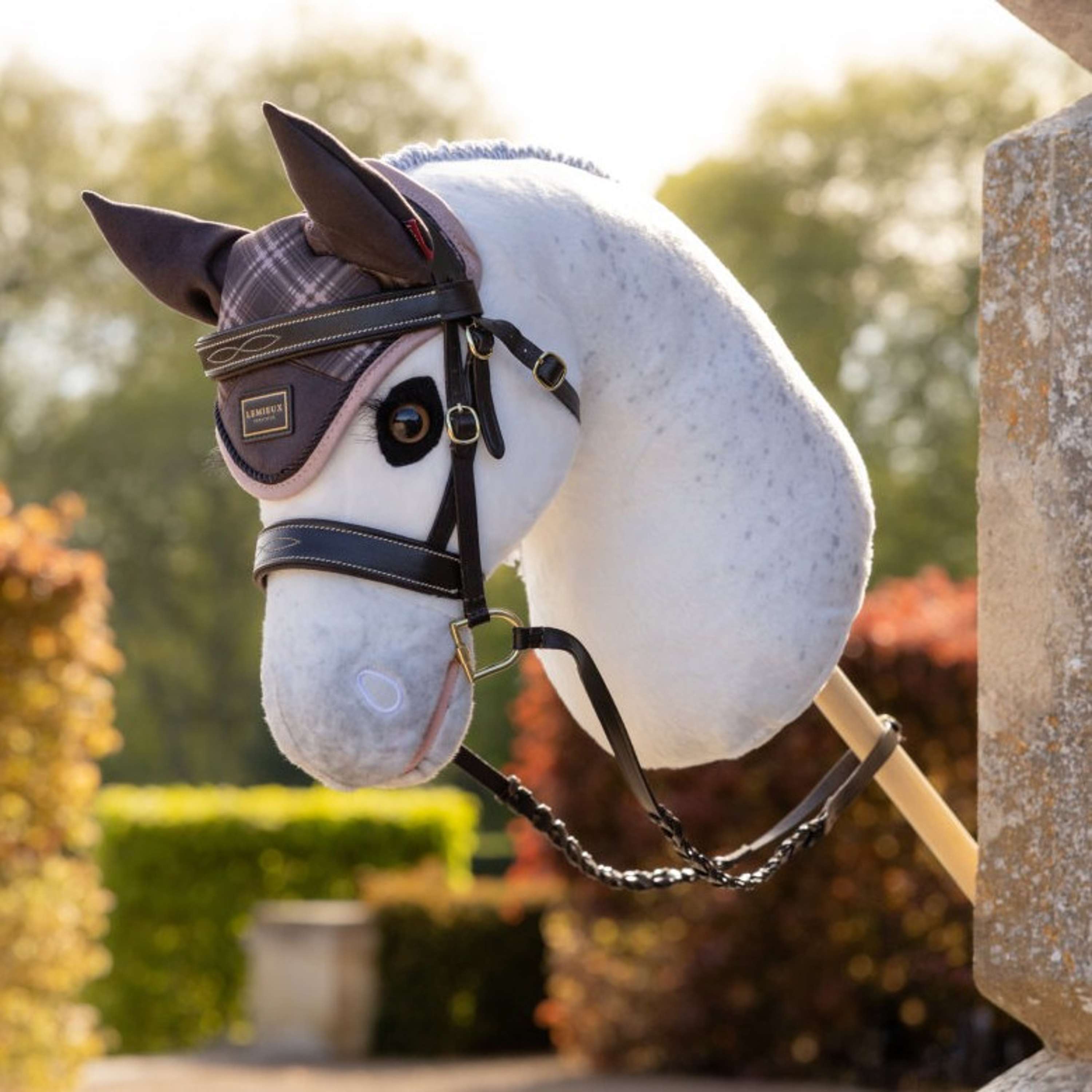 LeMieux Hobby Horse Bonnet Anti-Mouches Heritage Cocoa