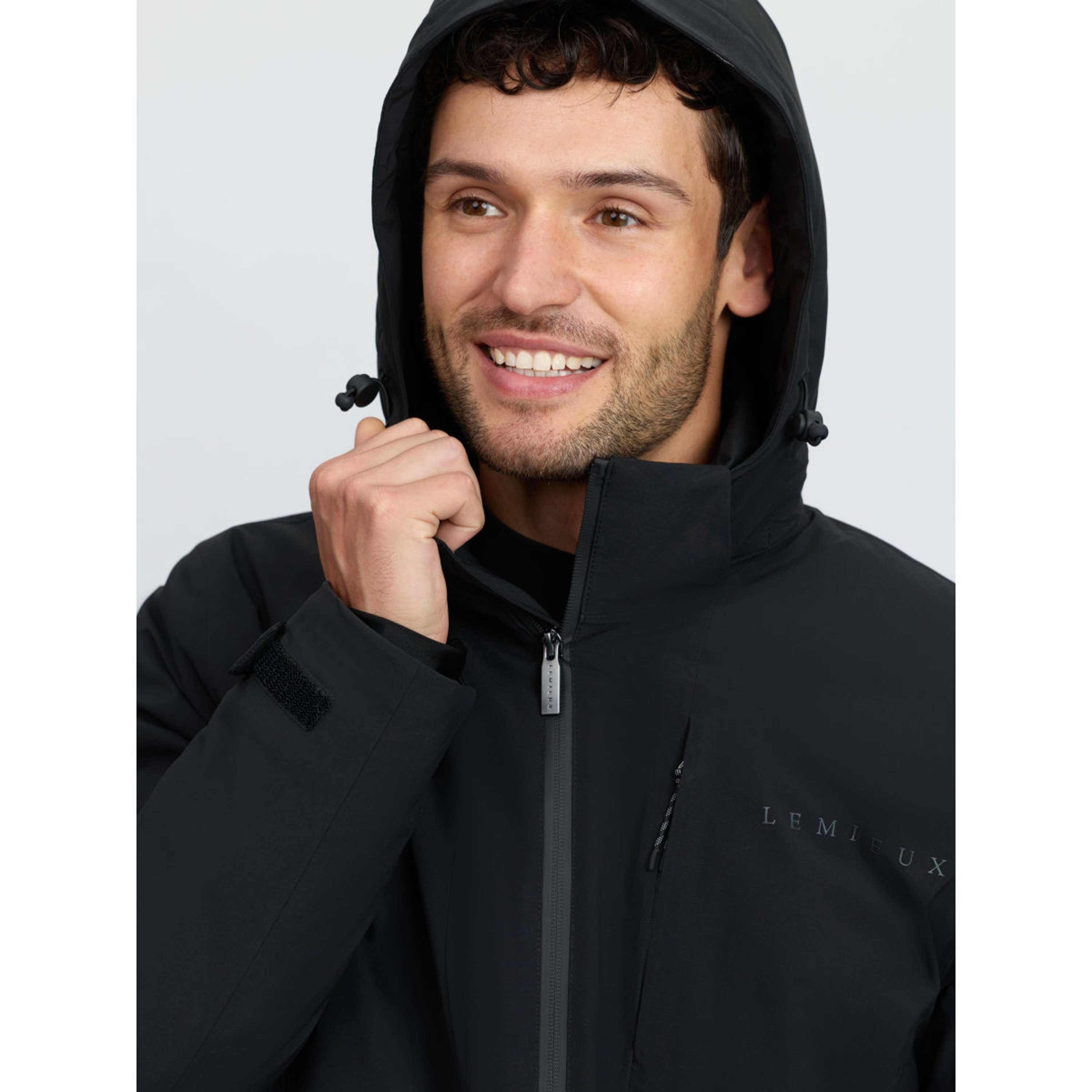 LeMieux Veste Longue Waterproof Training Hommes Noir