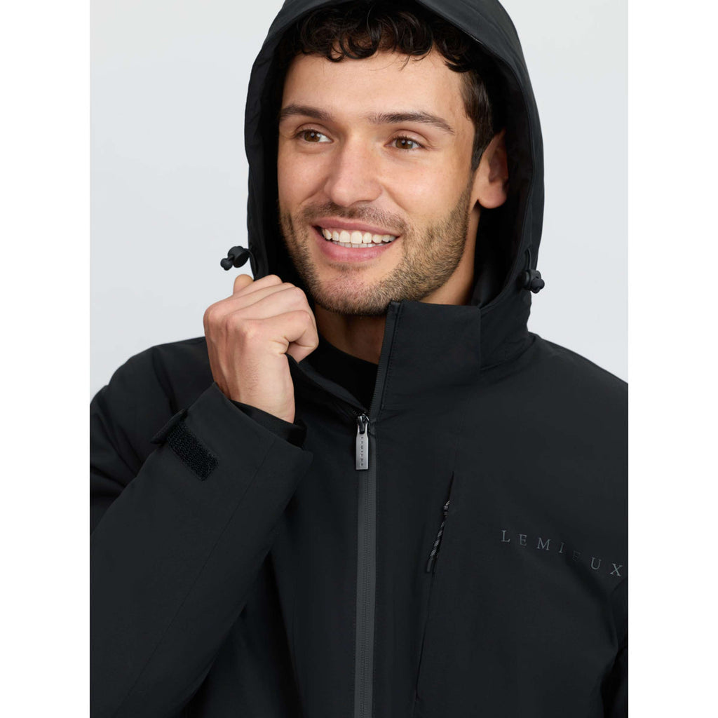 LeMieux Veste Longue Waterproof Training Hommes Noir