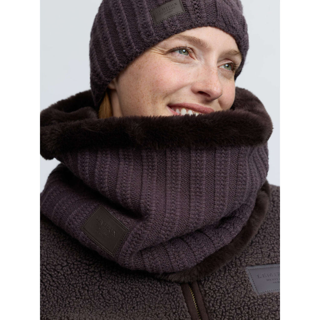 LeMieux Chauffe-Cou Heritage Knitted Cocoa