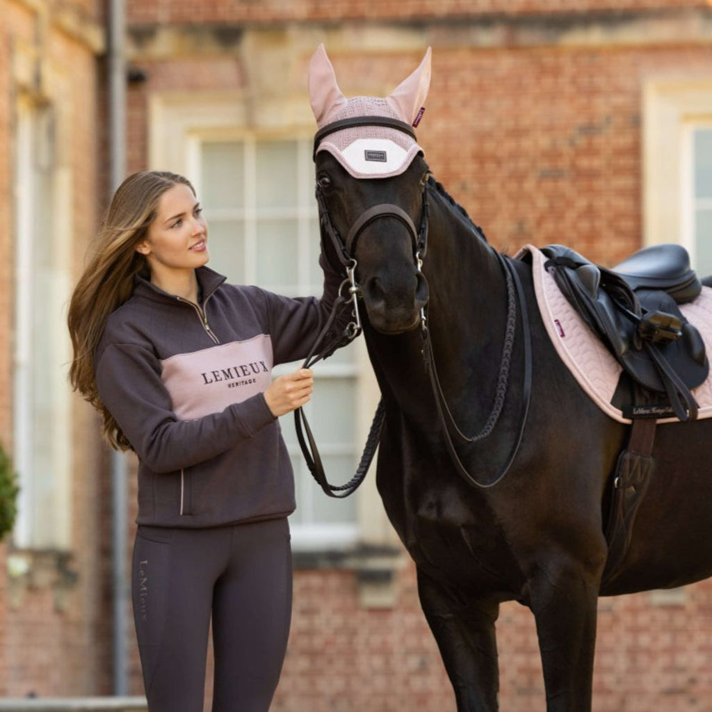 LeMieux Pull Heritage Quarter Zip Cocoa