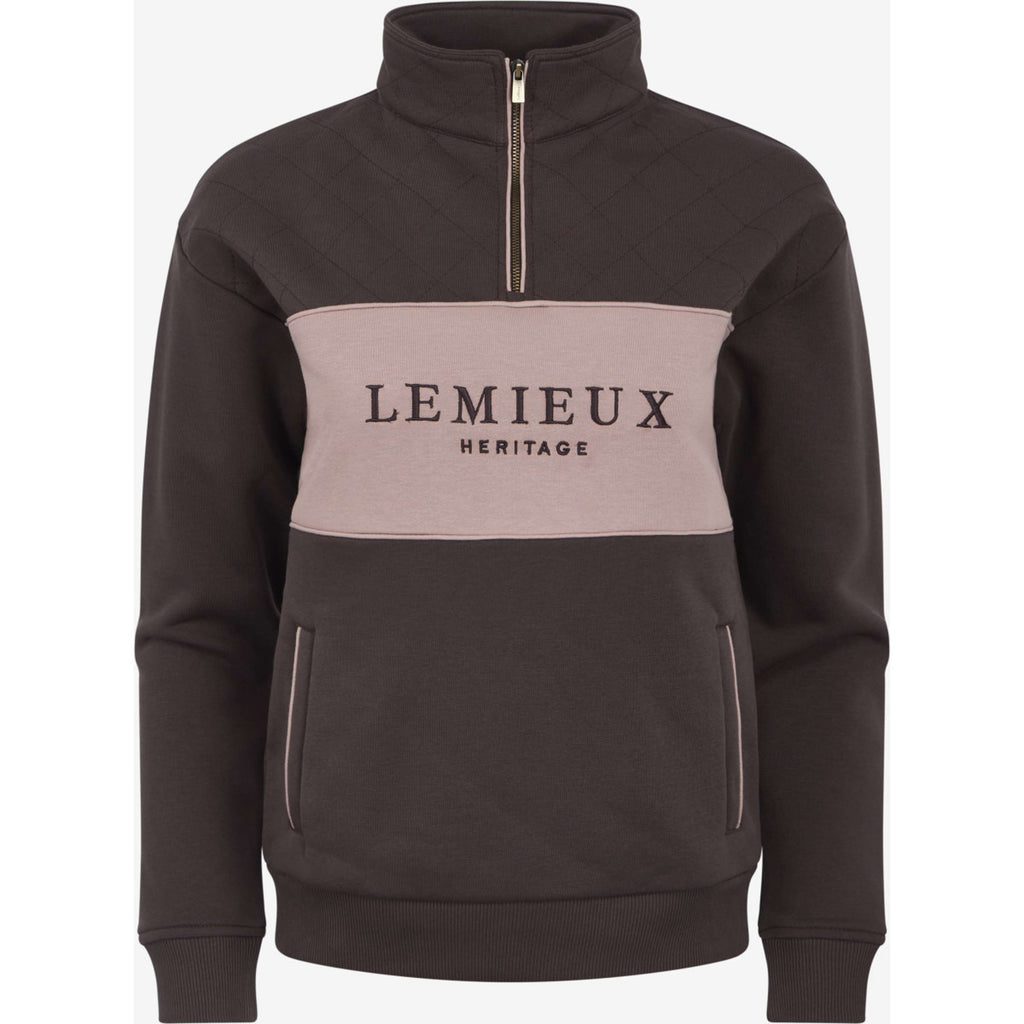 LeMieux Pull Heritage Quarter Zip Cocoa