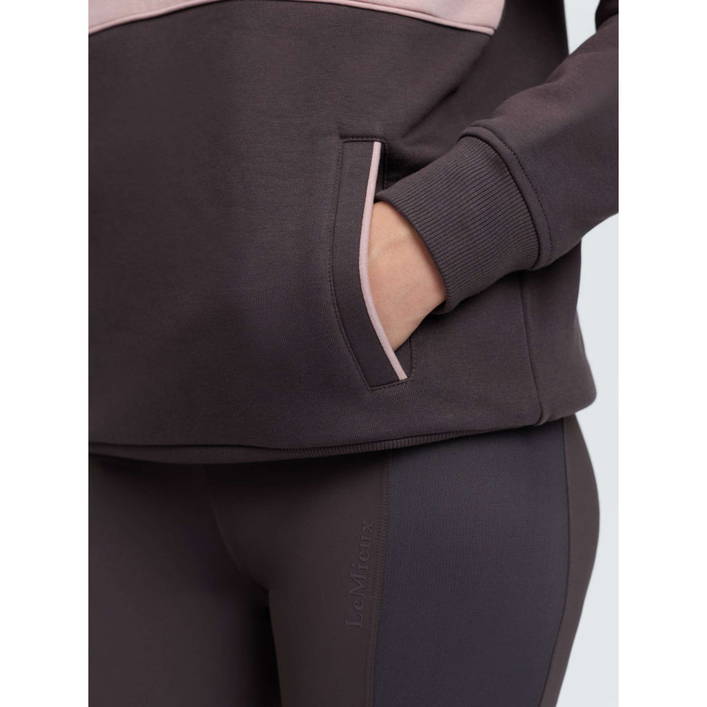 LeMieux Pull Heritage Quarter Zip Cocoa