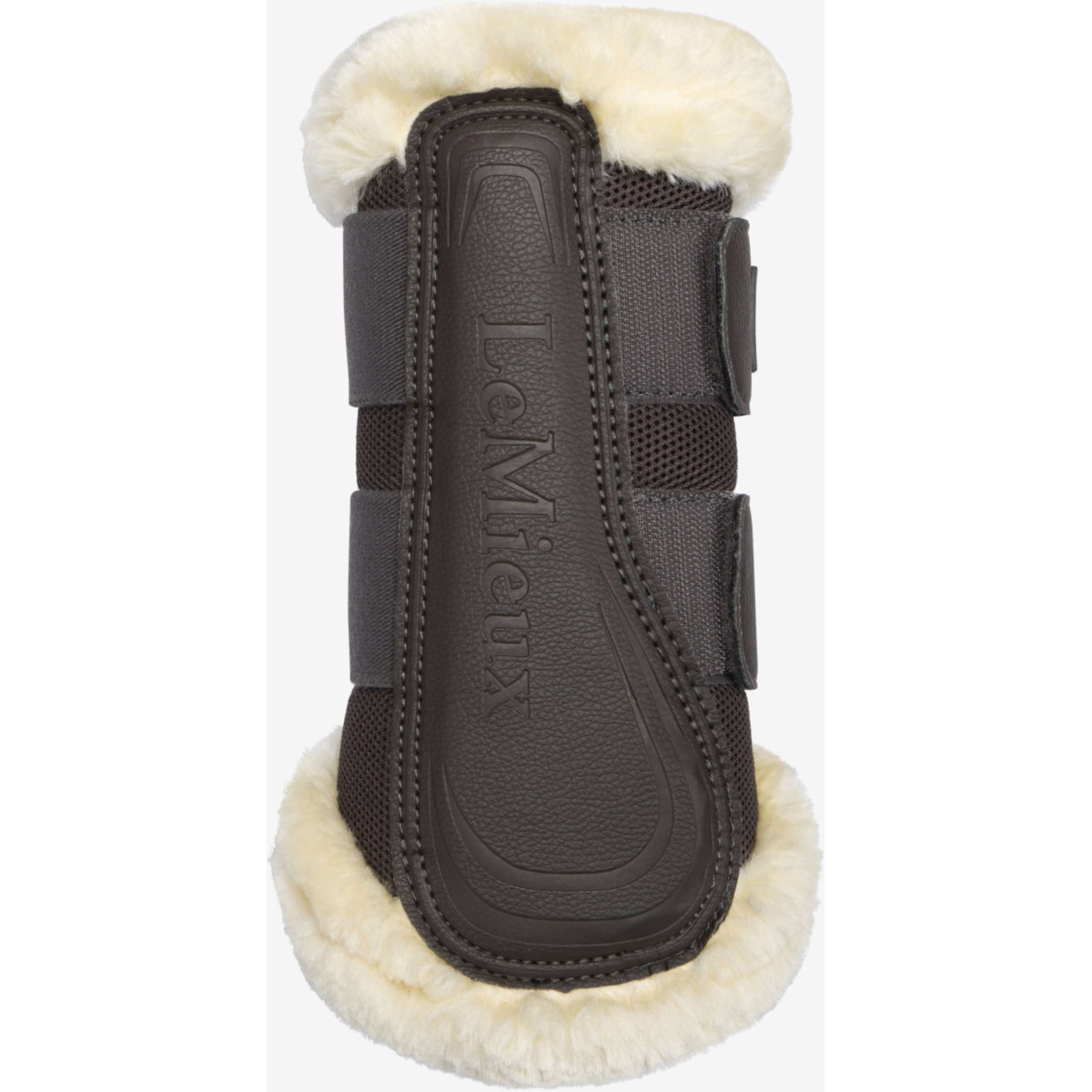 LeMieux Guêtres Heritage Fleece Edged Cocoa