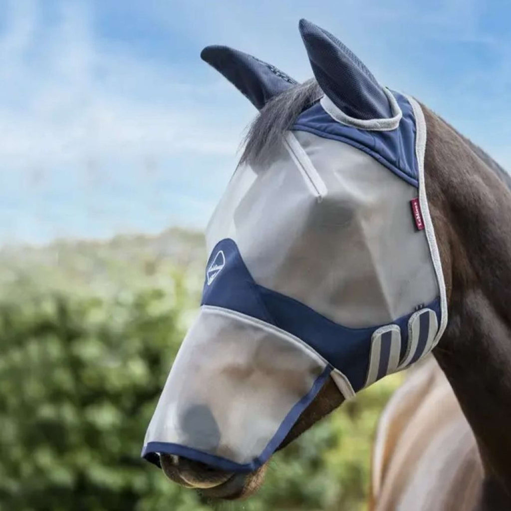 LeMieux Masque Anti-Mouches Amour Shield Pro avec Nez & Oreilles Marin