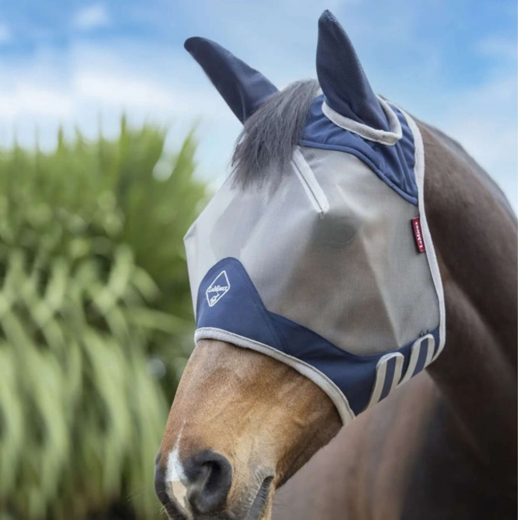 LeMieux Masque Anti-Mouches Amour Shield Pro avec Oreilles Marin