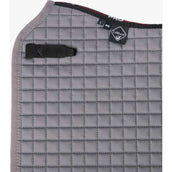 LeMieux Tapis de Selle Prosport Plain Square D-Ring Dressage Gris