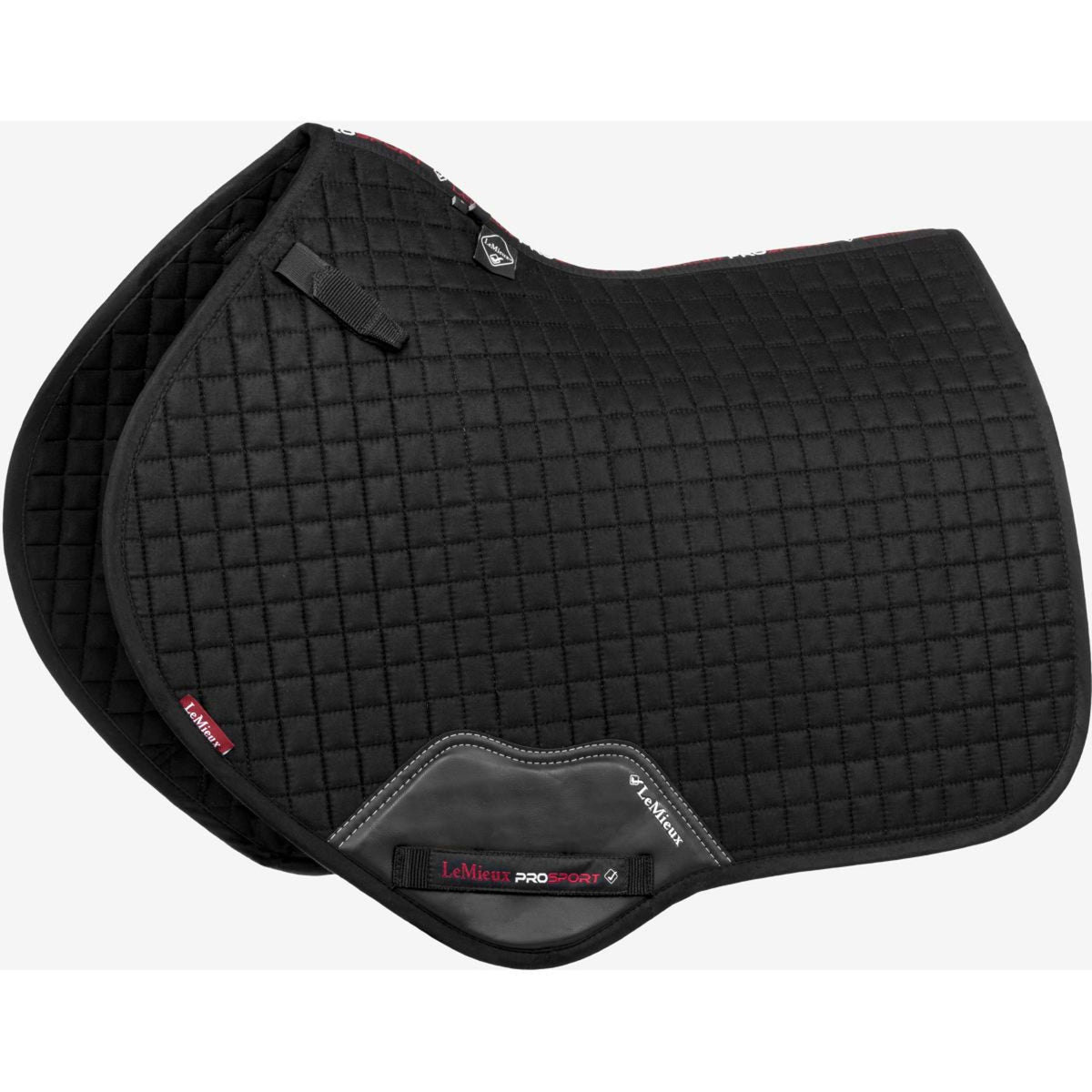 LeMieux Tapis de Selle Suede Square Close Contact Noir